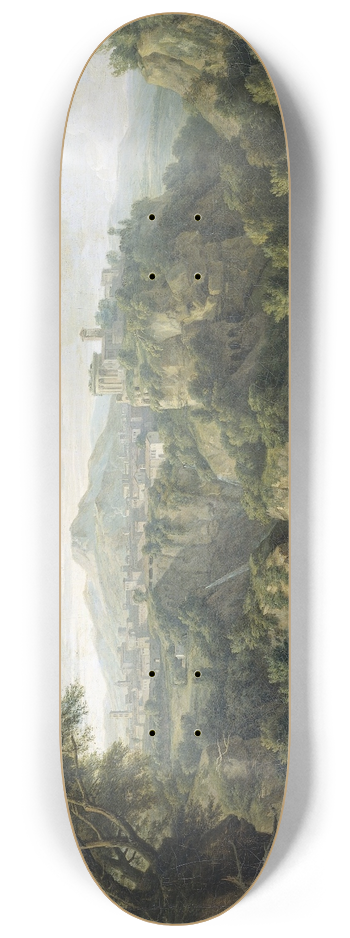 Isaac de Moucheron - View of Tivoli 8.25 inch art skate deck