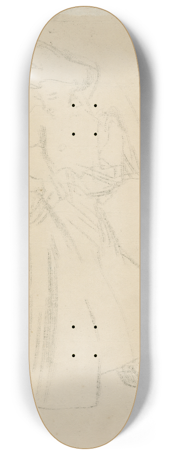 Isaac Israls - Vrouw bezig met kleding 8.25 inch art skate deck