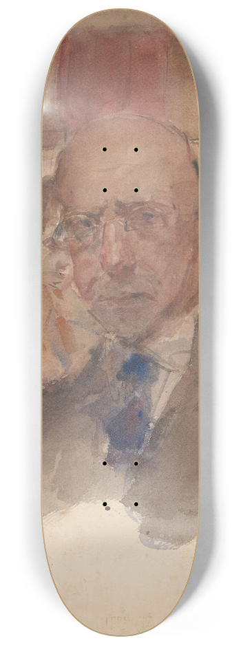 Isaac Israls - Zelfportret van Isaac Israels 8.25 inch art skate deck