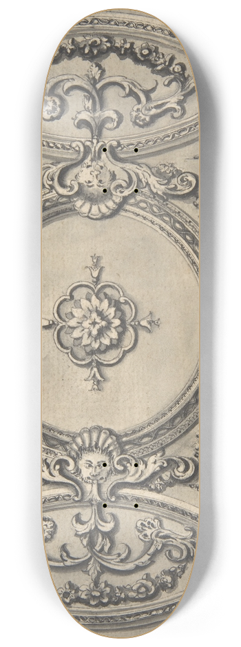 Isaac Ware - Design for a Staircase Ceiling 8.25 inch art skate deck