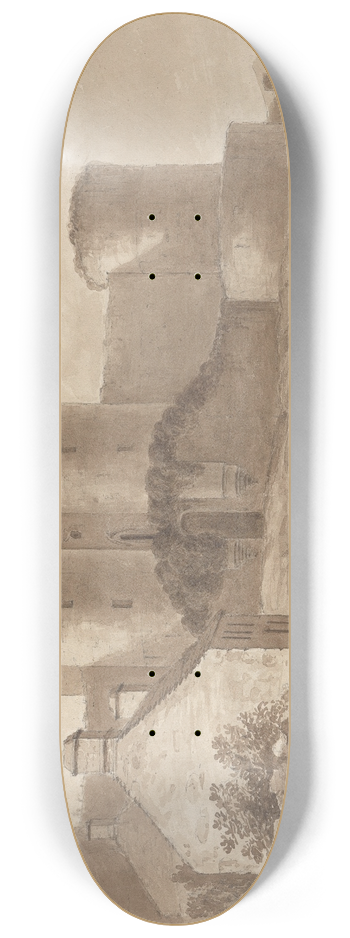 Isaac Weld - Harlech Castle 8.25 inch art skate deck