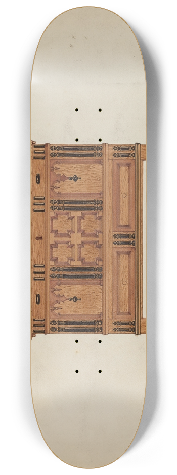 Isabella Ruth Doerfler - Chest with Two Drawers 8.25 inch art skate deck