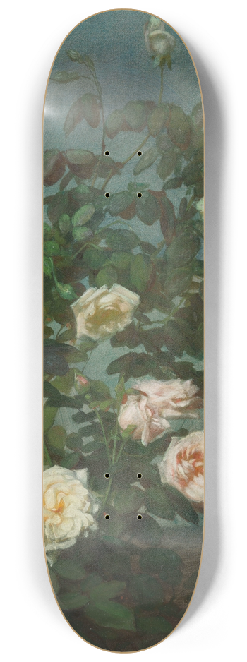 George Cochran Lambdin - Spray of Roses 8.25 inch art skate deck