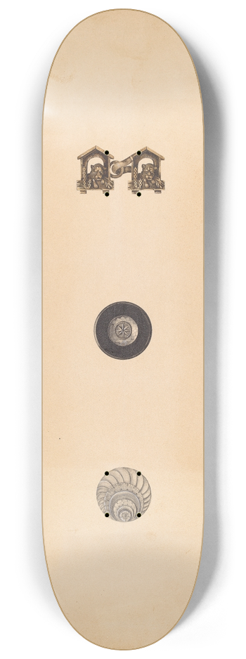 Isidore Steinberg - Buttons 8.25 inch art skate deck