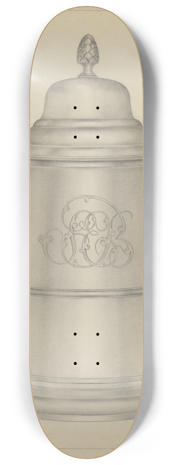 Isidore Steinberg - Silver Tankard 8.25 inch art skate deck