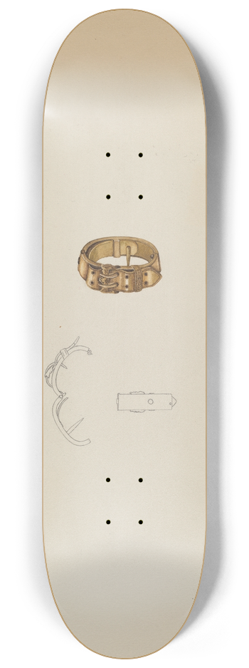 Isidore Steinberg - Tie Clasp 8.25 inch art skate deck