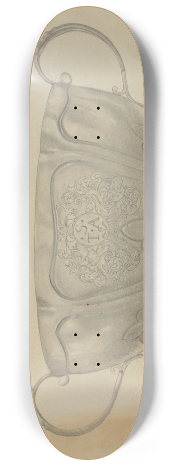 Isidore Steinberg - Two Handled Silver Bowl 8.25 inch art skate deck