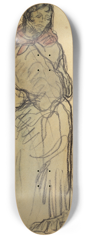 Isidre Nonell - Gypsy Standing 8.25 inch art skate deck