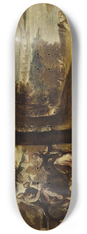 Italian School - The Flight into Egypt 8.25 inch art skate deck