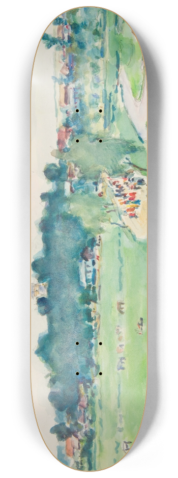 Ivan Ivanec - Pejza wiejski ze sztafaem 8.25 inch art skate deck