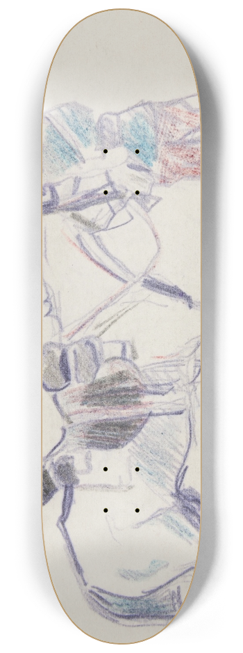 Ivan Ivanec - Uan niemiecki z koniem 8.25 inch art skate deck