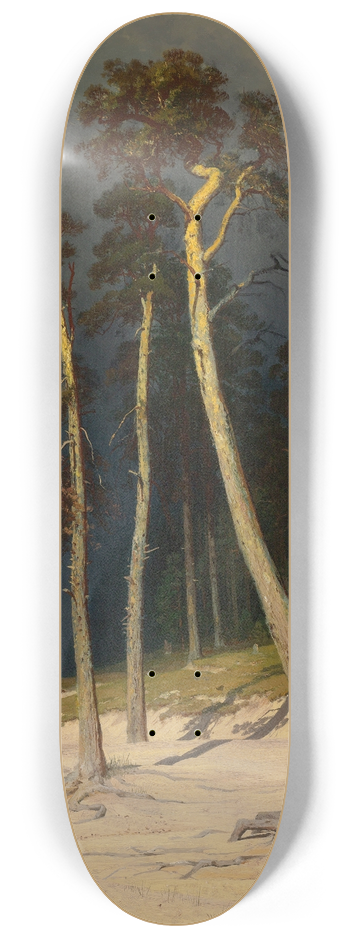 Ivan Ivanovich Shishkin - Sandy Coastline 8.25 inch art skate deck