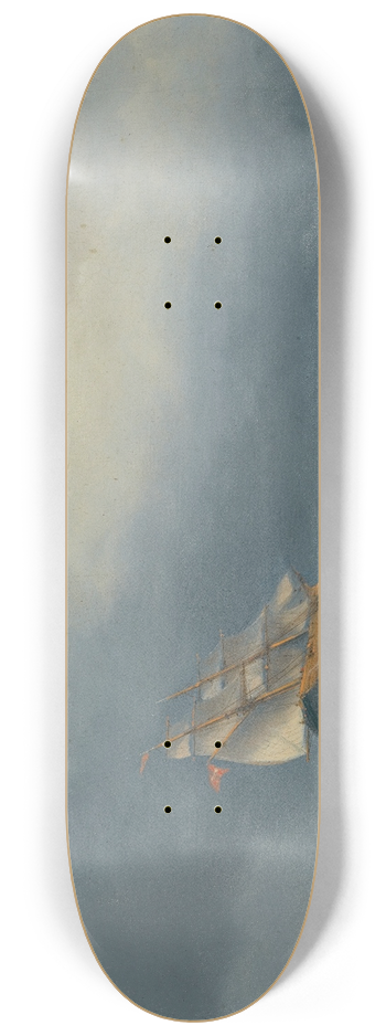 Ivan Konstantinovich Aivazovsky - The Lifting Storm 8.25 inch art skate deck