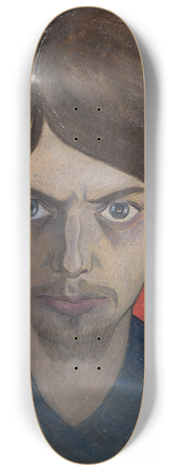 Ivar Arosenius - Self Portrait 8.25 inch art skate deck