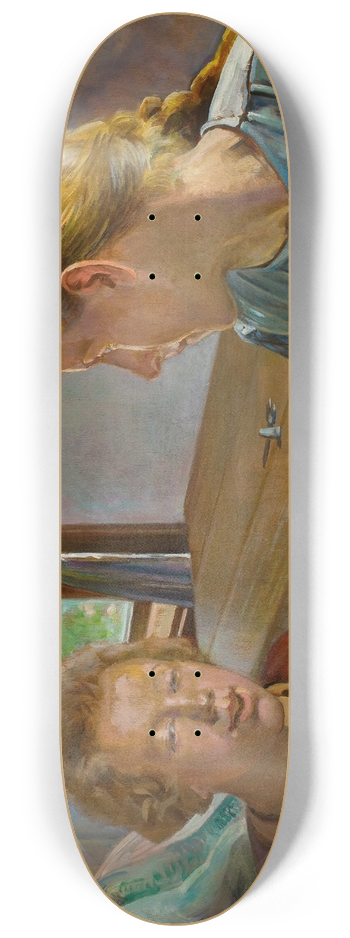 Jacek Malczewski - Annunciation 8.25 inch art skate deck
