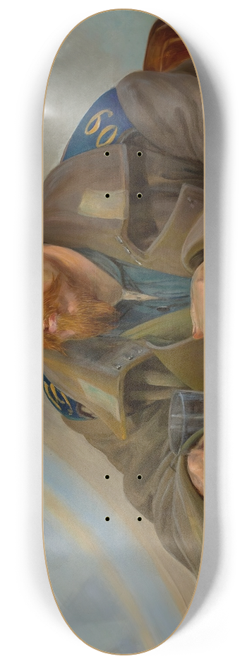 Jacek Malczewski - Exile  right section of the triptych 8.25 inch art skate deck