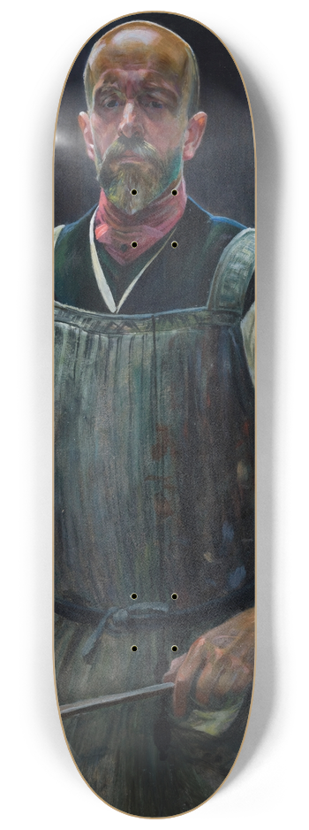 Jacek Malczewski - Self-Portrait 8.25 inch art skate deck