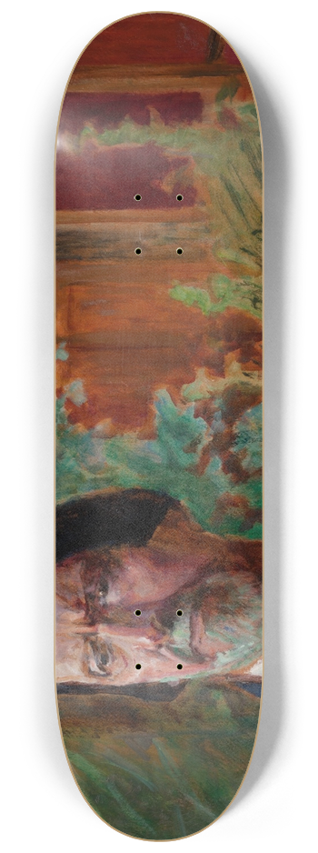 Jacek Malczewski - Self-Portrait 8.25 inch art skate deck