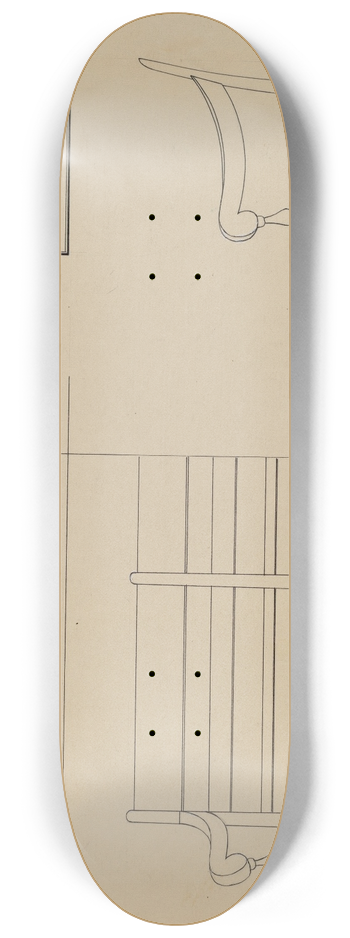 Jack Bochner - Settee 8.25 inch art skate deck