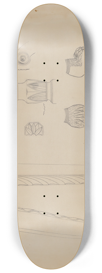 Jack Carr - Window Seat 8.25 inch art skate deck