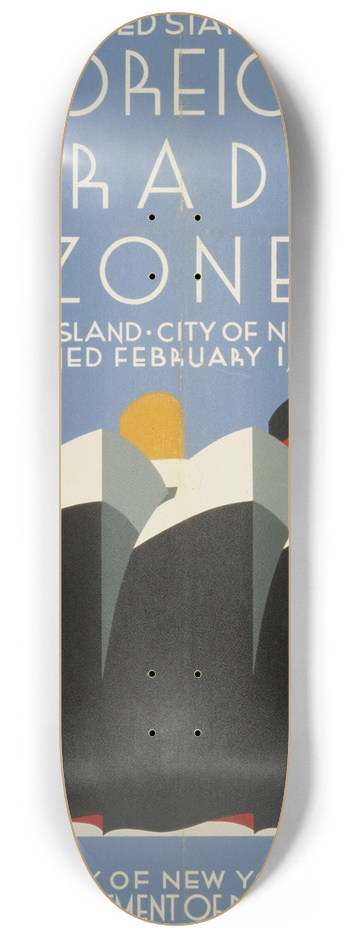 Jack Rivolta - The United States first foreign trade zone 8.25 inch art skate deck