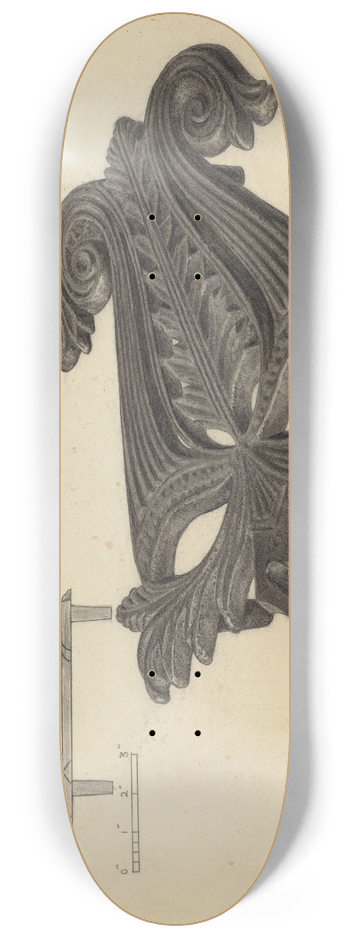 Jack Staloff - Flat Iron Holder 8.25 inch art skate deck