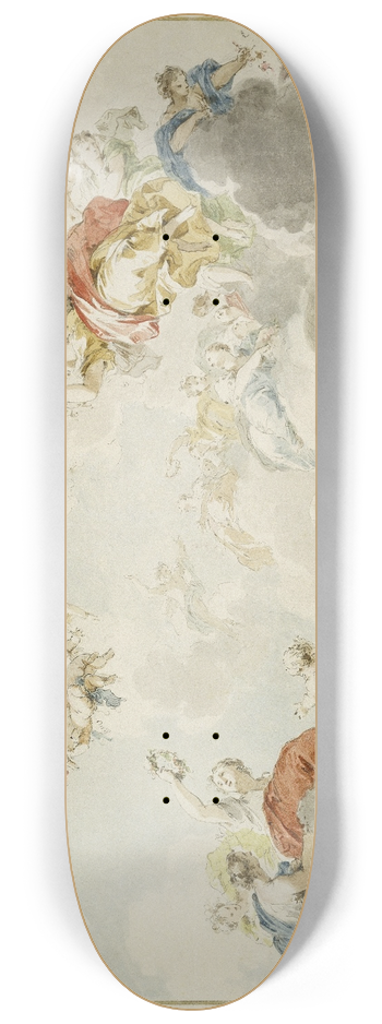 Jacob de Wit - Flora and Zephyr 8.25 inch art skate deck