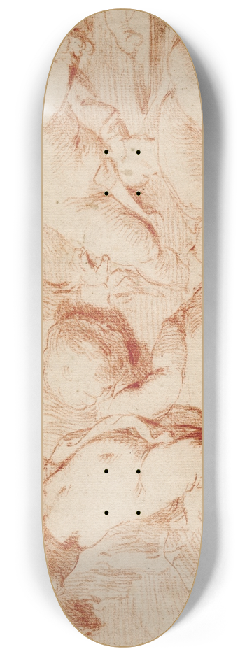 Jacob de Wit - Putti in Bacchisch tafereel 2 8.25 inch art skate deck