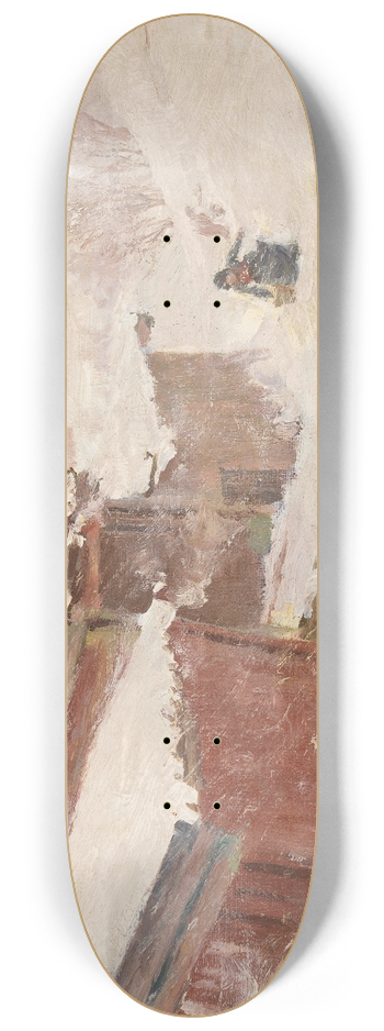 Jacob Glersen - Drifting Snow 8.25 inch art skate deck