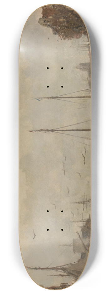 Jacob Maris - Cityscape 8.25 inch art skate deck