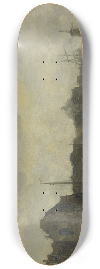 Jacob Maris - Stadsgezicht 8.25 inch art skate deck