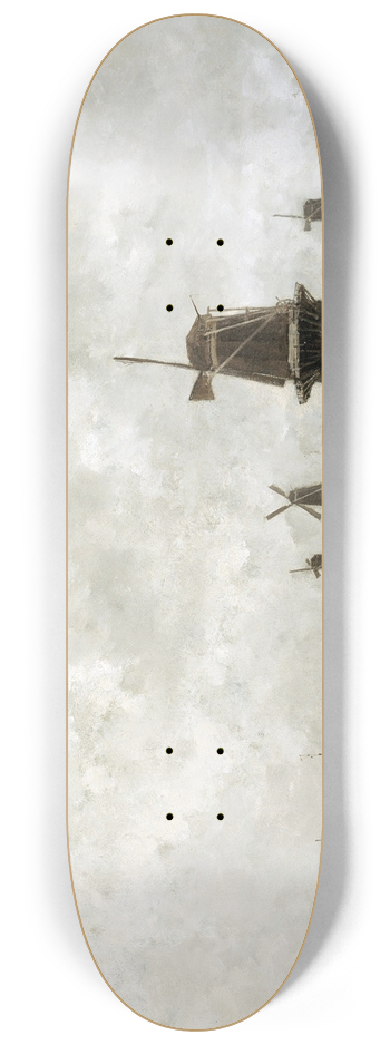 Jacob Maris - The Five Windmills 8.25 inch art skate deck