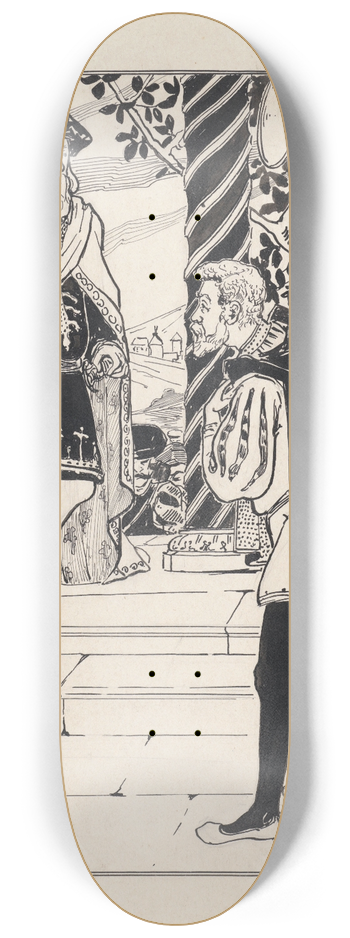 Jacob Pieter van den Bosch - Kent vermomd bij King Lear 8.25 inch art skate deck