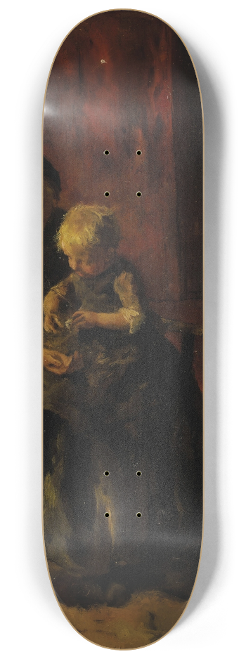 Jacob Simon Hendrik Kever - Mother and Child 8.25 inch art skate deck