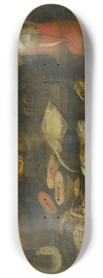Jacob van Nieulandt - Fishmongers 8.25 inch art skate deck