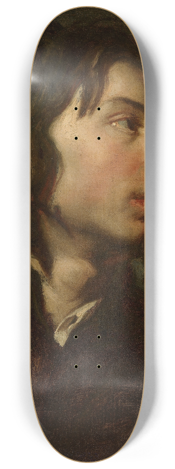 Jacob van Oost the Younger - Bust of a Young Man 8.25 inch art skate deck