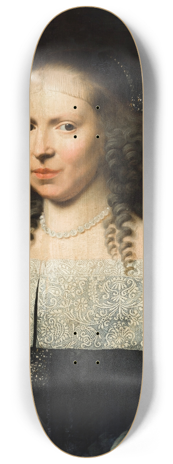 Jacob van Reesbroeck - Portret van Anna Goos 8.25 inch art skate deck