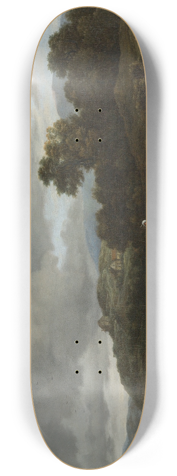 Jacob van Ruisdael - Landscape with Cascade 8.25 inch art skate deck