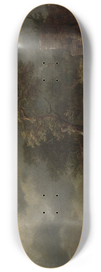 Jacob van Ruisdael - Landscape with Ruins 8.25 inch art skate deck