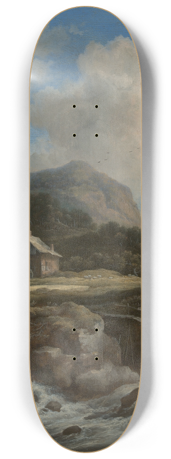 Jacob van Ruisdael - Mountain Torrent 8.25 inch art skate deck