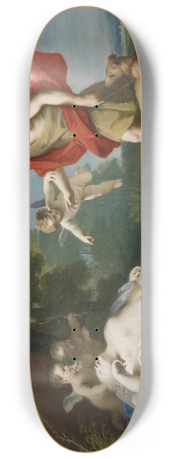 Jacopo Amigoni - Venus And Adonis 8.25 inch art skate deck