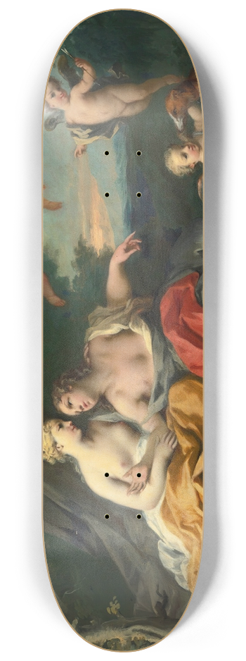 Jacopo Amigoni - Venus And Adonis 8.25 inch art skate deck