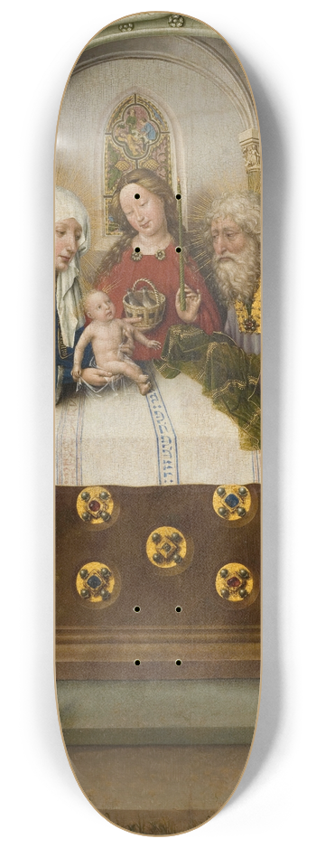 Jacques Daret - La Prsentation au Temple 8.25 inch art skate deck