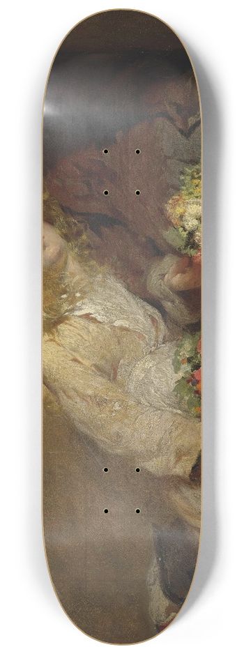 George Elgar Hicks - The return home 8.25 inch art skate deck