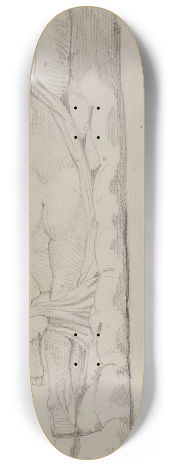 Jacques Louis David - Hermaphrodite 8.25 inch art skate deck