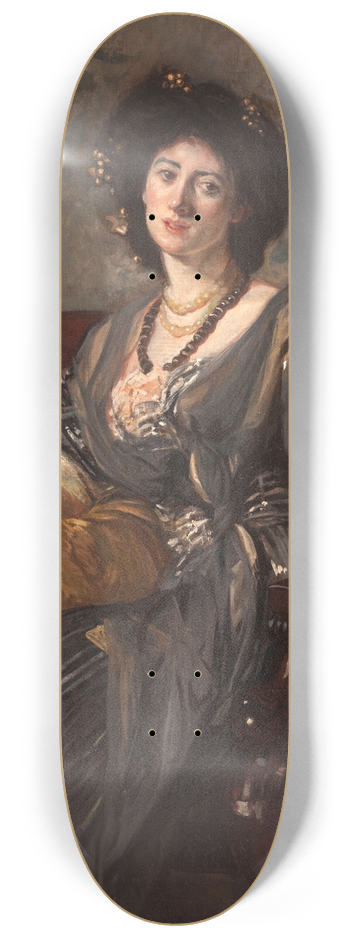 Jacques-mile Blanche - Portrait de Lady Michelham 8.25 inch art skate deck