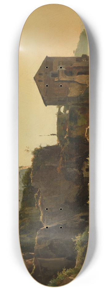 Jacques-Raymond Brascassat - Bord de mer 8.25 inch art skate deck