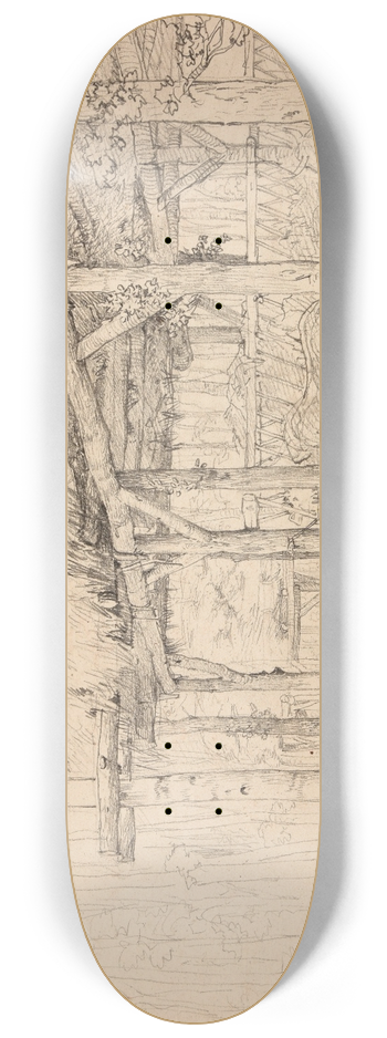 Jacques-Raymond Brascassat - curie forestire 8.25 inch art skate deck