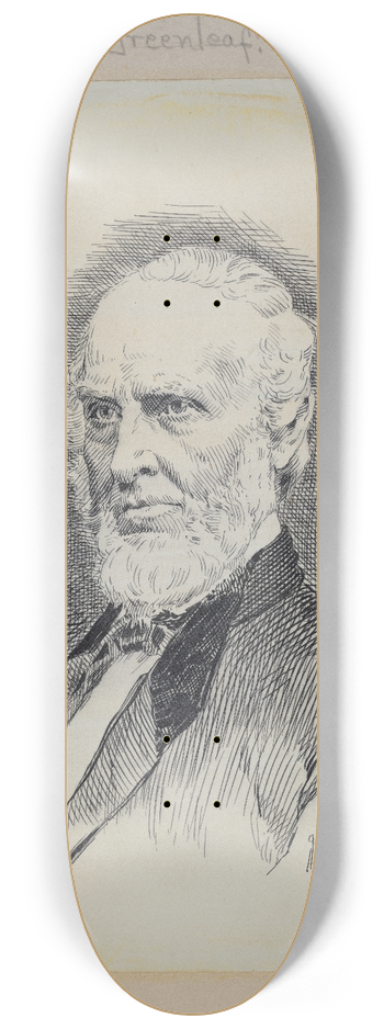 Jacques Reich - John Greenleaf Whittier 8.25 inch art skate deck