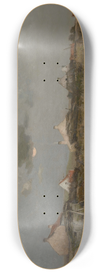 Jacques Rosseels - De duinen van het Zoute in Knokke-Heist 8.25 inch art skate deck